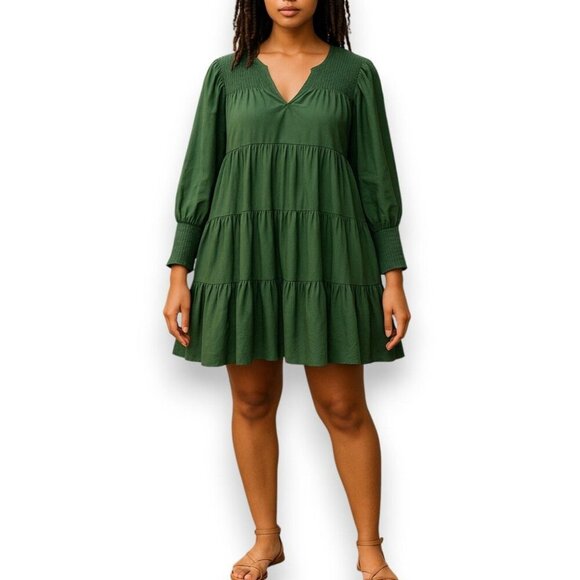 Tuckernuck Pomander Place Ceci Dress Tiered Smocked Mini - Picture 15 of 15